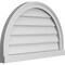 Ekena Millwork Round Top Surface Mount PVC Gable Vent w/ 2"W x 2"P Brickmould Sill Frame, 28"W x 18"H GVPRT28X1803SN - alternate 3
